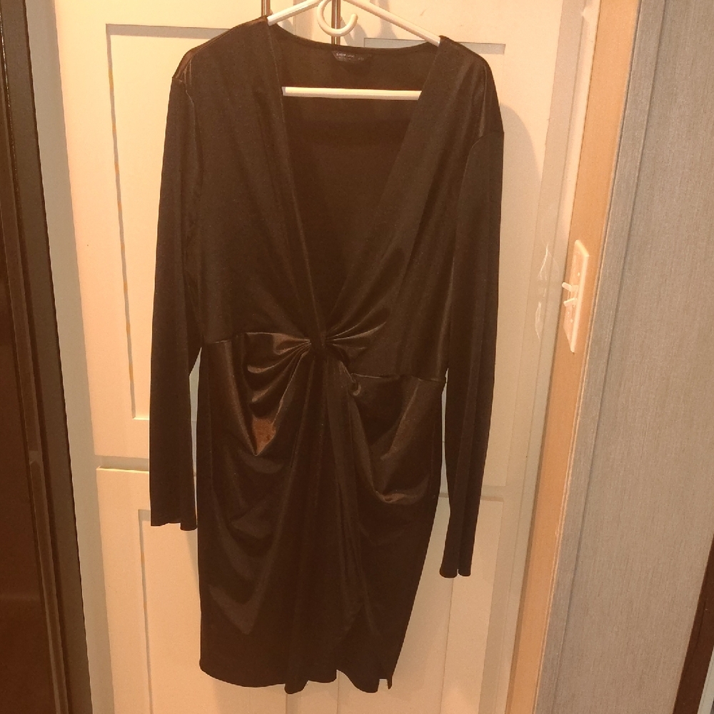 SHEIN Black Long Sleeve Dress